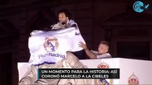 Un momento para la historia: así coronó Marcelo a la Cibeles