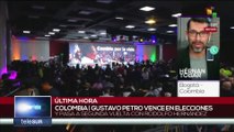 Pueblo de Colombia espera declaraciones del candidato Gustavo Petro para celebrar su victoria