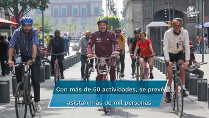 En junio será el "Festival de la Bicicleta de la Ciudad de México 2022" en el Zócalo