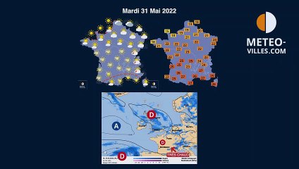 prévisions météo du dimanche 29 mai 2022