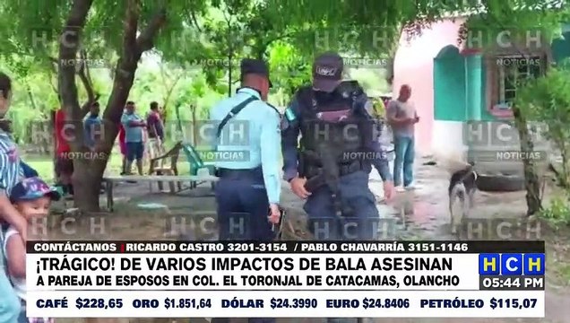 Ultiman a dos personas en Catacamas, Olancho