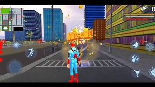 Spider Rope Hero Miami City Battle Gangster Crime Simulator Gameplay by Games Zone