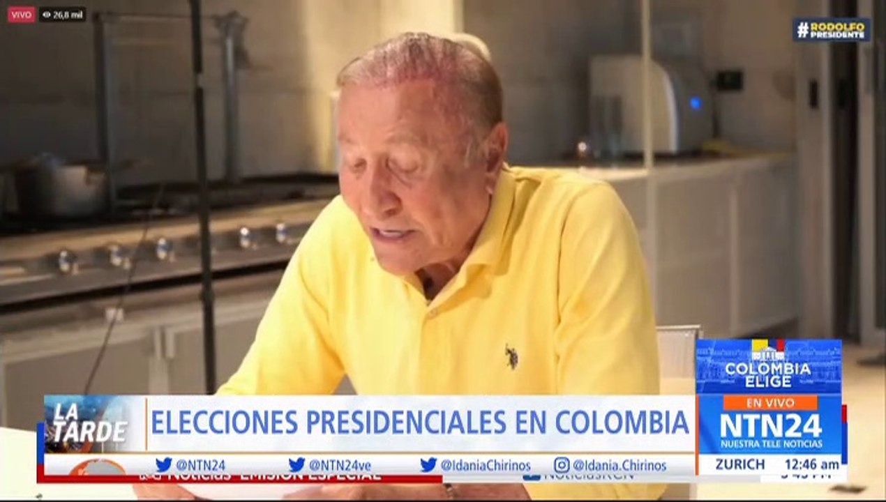 "No les fallaré. Gracias colombianos": Rodolfo Hernández, candidato a la Presidencia de Colombia tras avanzar a segunda vuelta