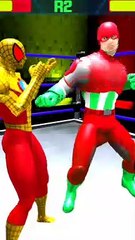 Spider Hero Vs Captain America Fighting Battle Gameplay