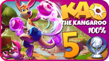 KAO The Kangaroo [2022] Walkthrough Part 5 (PS5) 100% River Track
