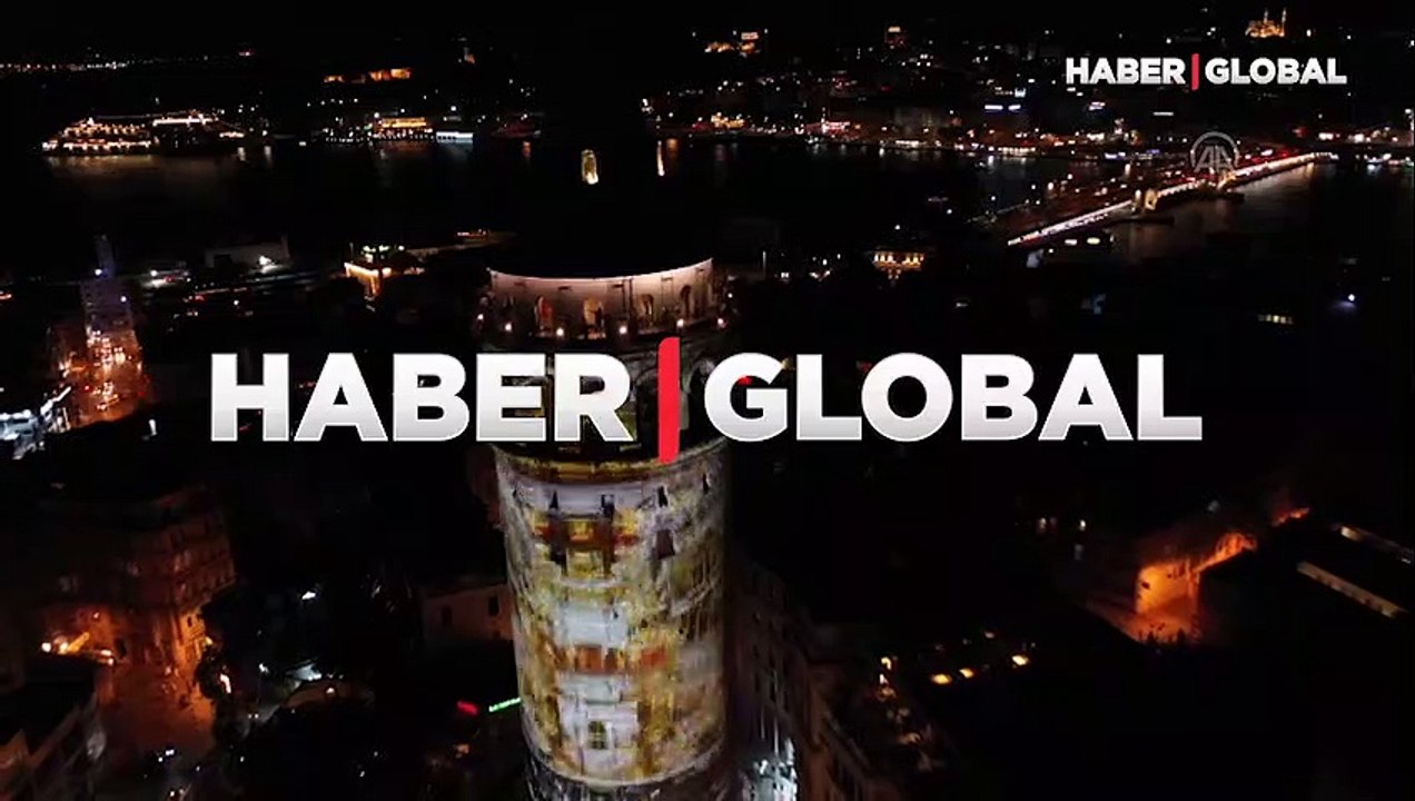Galata Kulesi'ndeki video mapping gösterisi büyüledi