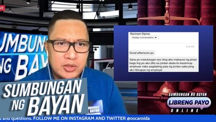 Sumbungan Ng Bayan: OFW, NAKAALIS NA NG PINAS KAHIT WALA PANG EMPLOYER SA IBANG BANSA?!