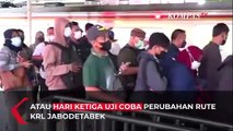 Kondisi Stasiun Manggarai Senin Pagi, Hari Ketiga Uji Coba Perubahan Jalur KRL Jabodetabek