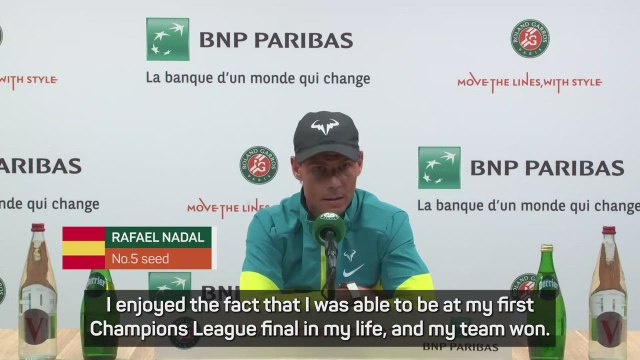 I didn't stay for the celebrations - Real fan Nadal puts tennis first