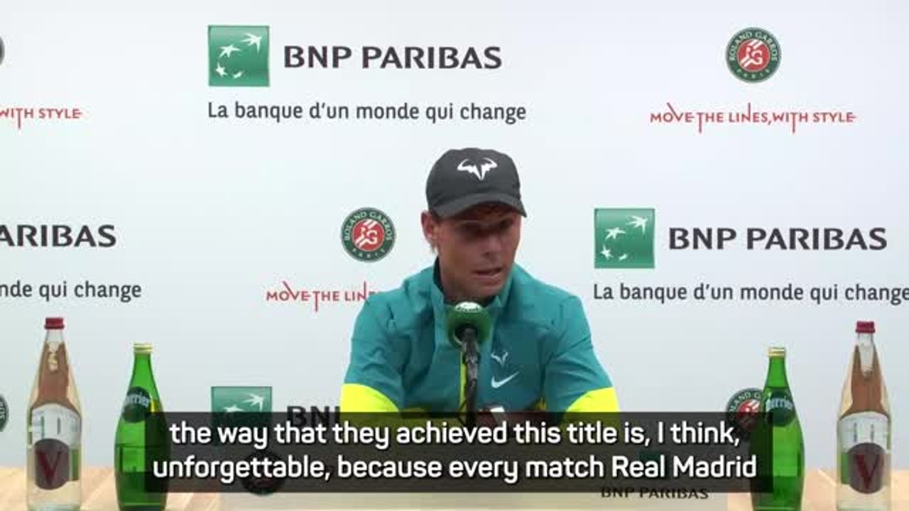"I didn't stay for the celebrations" - Real fan Nadal puts tennis first