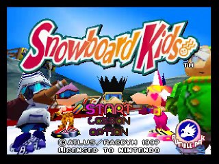 Snowboard Kids online multiplayer - n64