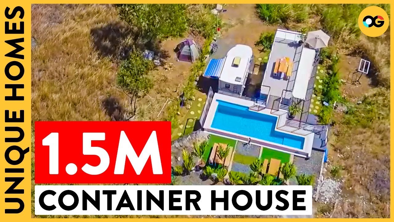 This Detachable Container House Has A Roof Deck Pool With Amazing Views Of Laguna Lake | OG
