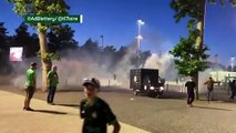 Barrages - Saint-Étienne, la colère des supporters