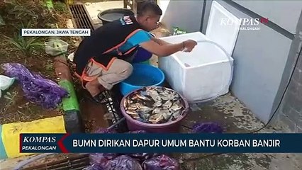 BUMN Dirikan Dapur Umum Bantu Korban Banjir Rob