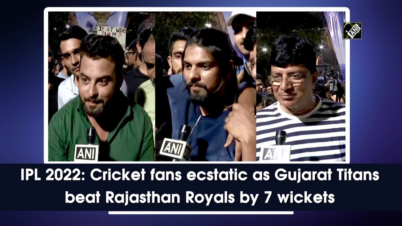 IPL 2022: Cricket fans ecstatic as Gujarat Titans beat Rajasthan Royals by 7 wickets