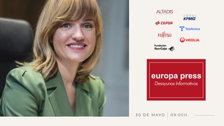 Desayuno Informativo Europa Press con la ministra de Educación y Formación Profesional, Pilar Alegría