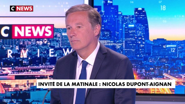 Nicolas Dupont-Aignan : «C’est la honte générale, nous sommes la risée du monde, le problème est extrêmement grave, c’est l’ensauvagement de la société»