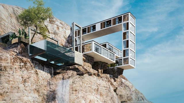 Mountain House in British Columbia, Canada designed by Milad Eshtiyaghi