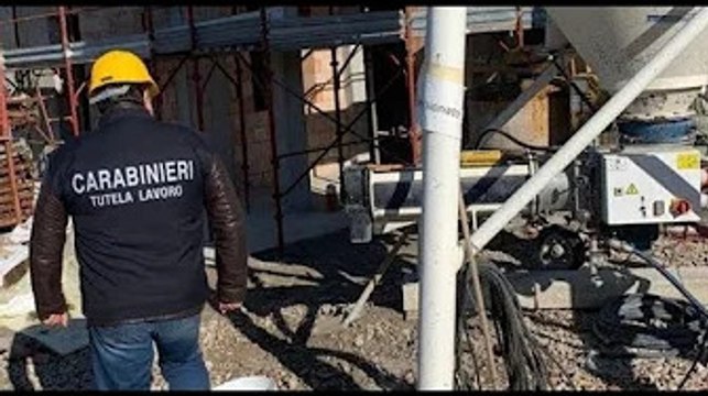 Blitz nei cantieri edili: 6 attività sospese e 130mila euro di multe. Trovati lavoratori in nero e i