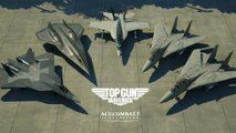 Ace Combat 7 Skies Unknown - Top Gun Maverick Aircraft Set