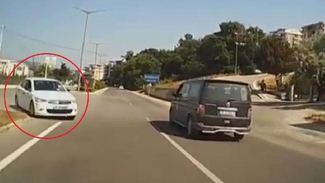 Kaza anını kaydetti, 'Geçirdiğim kaza' başlığıyla paylaştı