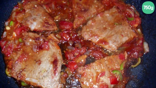 Escalopes de veau et sa sauce piquante