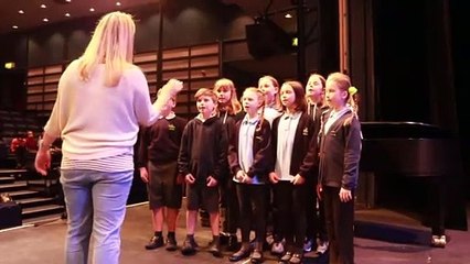 Northolmes School in Horsham performing their new school song