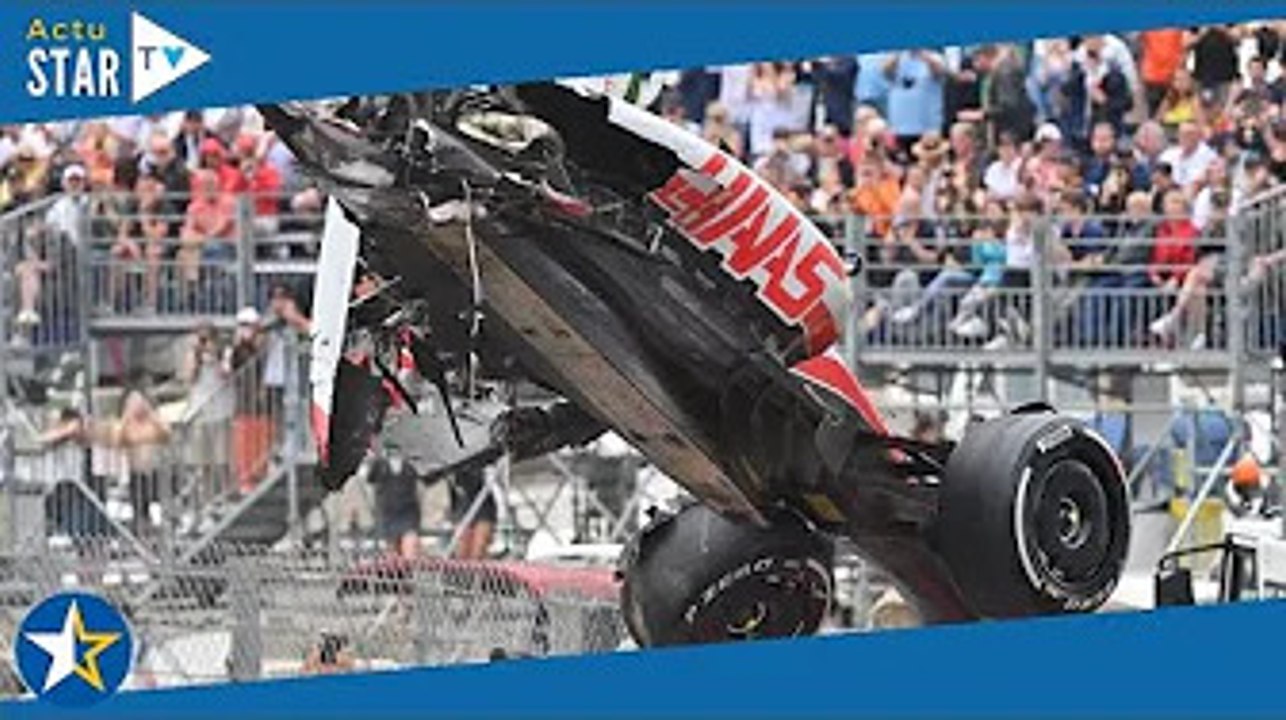 Mick Schumacher victime d'un grave accident au GP de Monaco : il sort par miracle de sa voiture coup