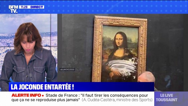 Musée du Louvre: La Joconde cible d'une tarte à la crème