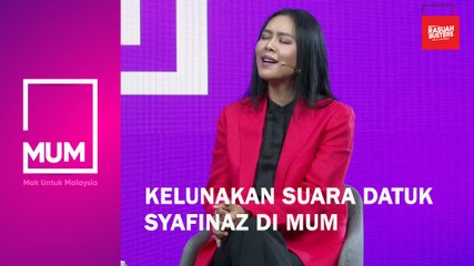 [SHORTS] Kelunakan suara Datuk Syafinaz di MUM