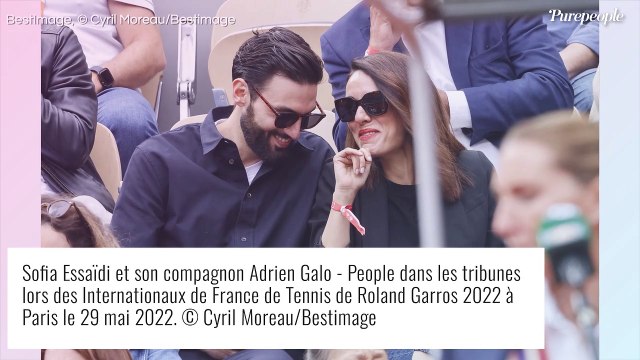 Sofia Essaïdi et Adrien Galo très amoureux : fous rires et gestes tendres à Roland-Garros