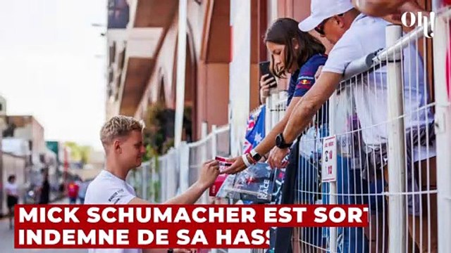 Le fils de Michael Schumacher victime d'un terrible accident, sa voiture se retrouve coupée en deux (VIDÉO)