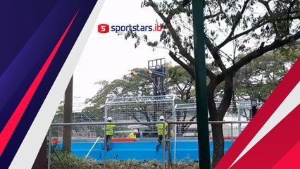 Persiapan Formula-E Jakarta, Pagar Lintasan Sudah Mulai Terpasang