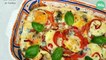 Gratin de tomates aux œufs durs, mozzarella et gorgonzola