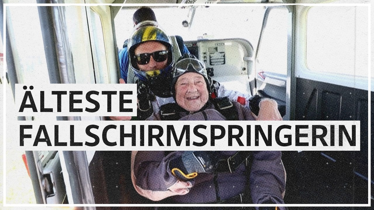 Keine Höhenangst: 103-jährige Frau ist die älteste Fallschirmspringerin der Welt