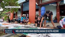 Melukis Bangunan Bersejarah Di Kota Kediri