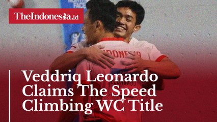 Veddriq Leonardo Claims The Speed Climbing World Cup Title