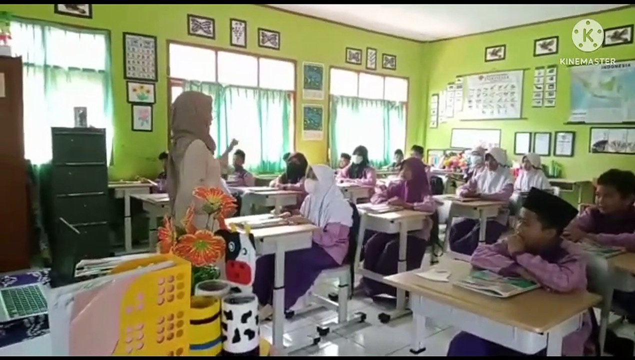 vidio simulasi mengajar SD