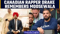 Sidhu Moosewala Murder: Drake pays tribute, shares picture of Sidhu with his Mother | Oneindia News