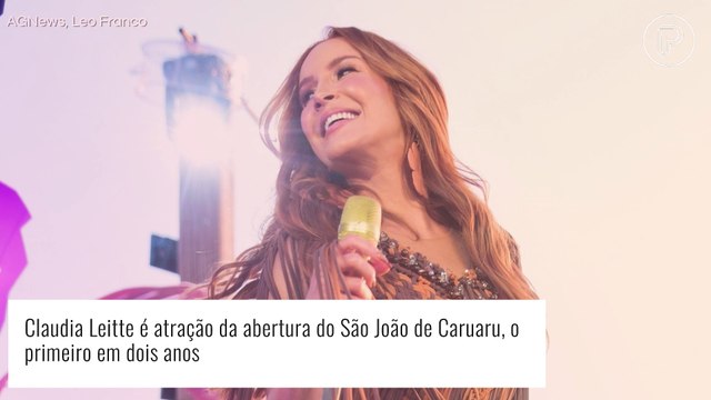 Exclusivo! Claudia Leitte adianta detalhes de show no São João de Caruaru e vibra por mistura de ritmos: 'Importante é dançar'