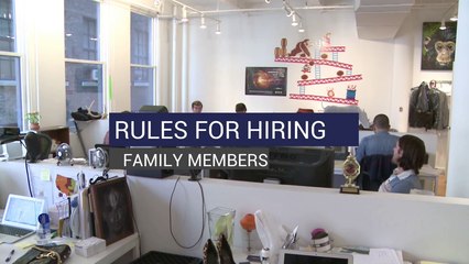 Rules for Hiring Family Members DIGITAL