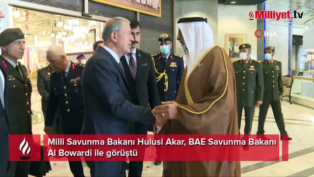 Bakan Akar, BAE Savunma Bakanı Al Bowardi ile görüştü