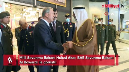 Bakan Akar, BAE Savunma Bakanı Al Bowardi ile görüştü
