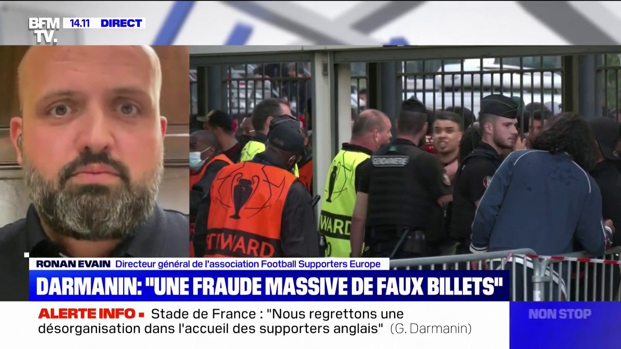 Stade de France: pour une association de supporters européens, les chiffres avancés par Gérald Darmanin sont "délirants"