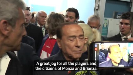 Berlusconi aims for Serie A glory after Monza promotion