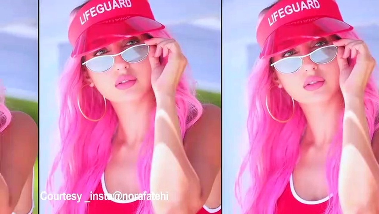 Nora Fatehi flaunts her svelte figure in blue gown