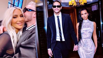 Kim Kardashian And Pete Davidson Share Sweet Kiss In An Adorable Video