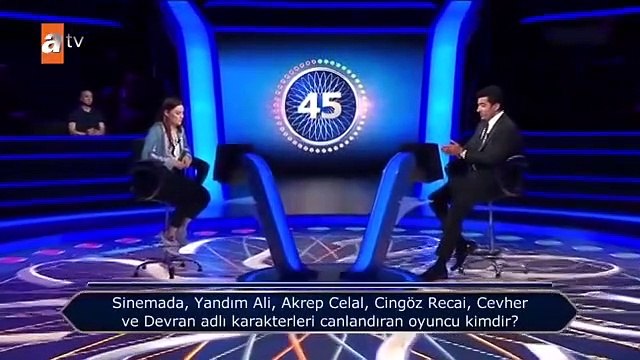 Kim Milyoner Olmak İster yarışmasında 'Kenan İmirzalıoğlu' sorusu: Yarışmacı zor anlar yaşadı