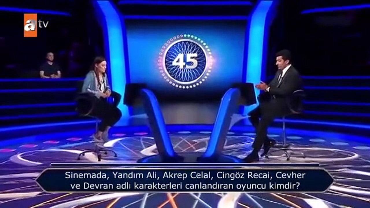 Kim Milyoner Olmak İster yarışmasında 'Kenan İmirzalıoğlu' sorusu: Yarışmacı zor anlar yaşadı