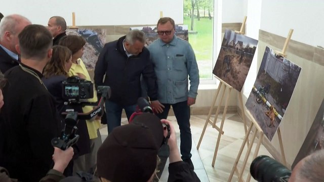Ministra francesa das Relações Exteriores visita a Ucrânia